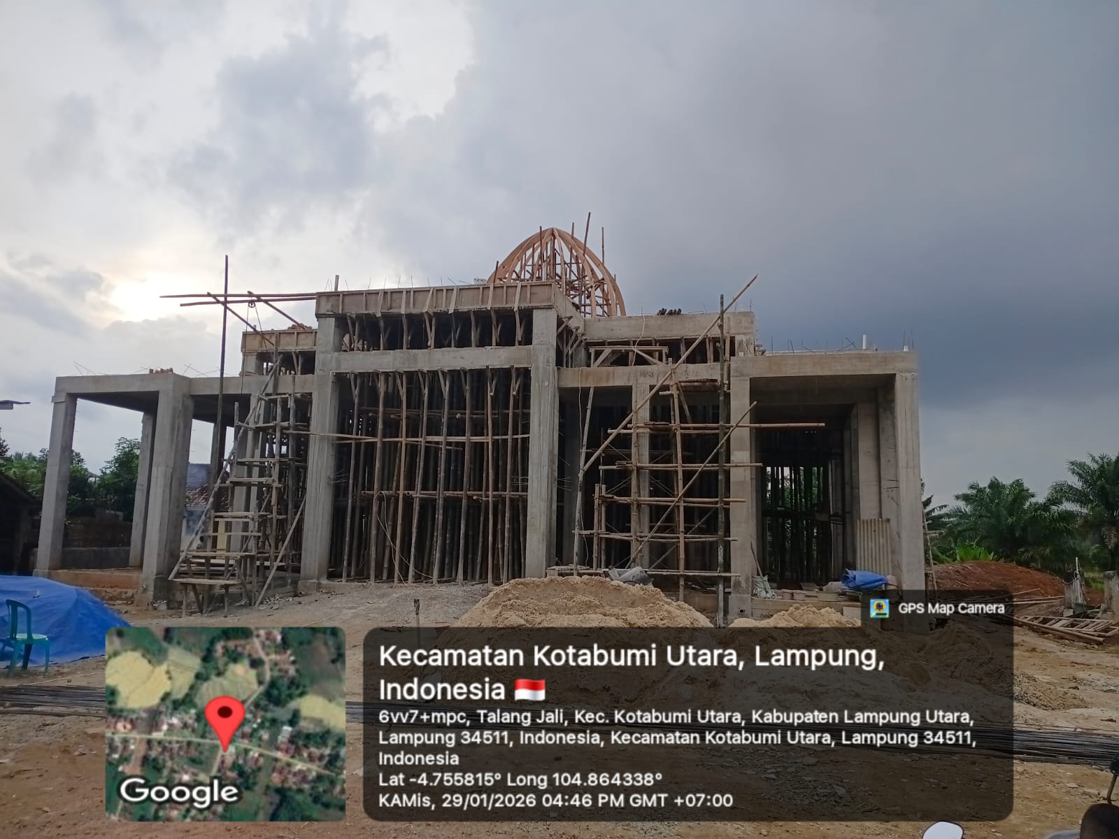 Rancangan Kubah  Masjid Jami baitussalam